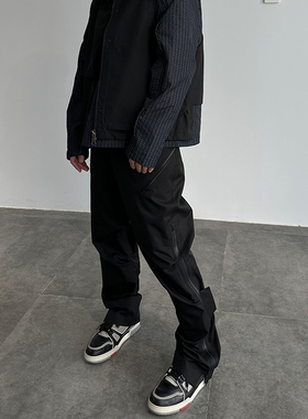 【STS】Hardcore硬壳多拉链机能防水百搭直筒户外运动长裤男clean