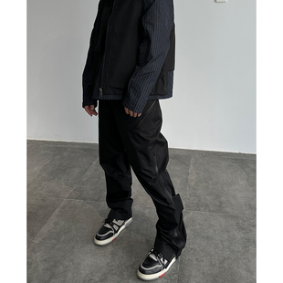 男clean Hardcore硬壳多拉链机能防水百搭直筒户外运动长裤 STS