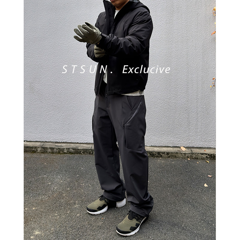 【STS】Peril Pants运动软壳斜向口袋 立体剪裁 直筒通勤休闲长裤