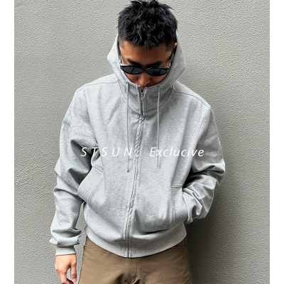 STS半高领拉链连帽卫衣