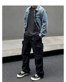 西裤 男 Pants立体双兜工装 微喇宽松拉链百搭长裤 STS Sunset