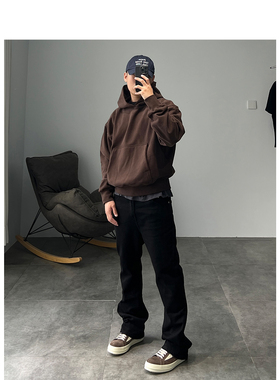 【STS】BlackA Jeans经典微喇复古弹力水洗百搭黑牛男女牛仔裤