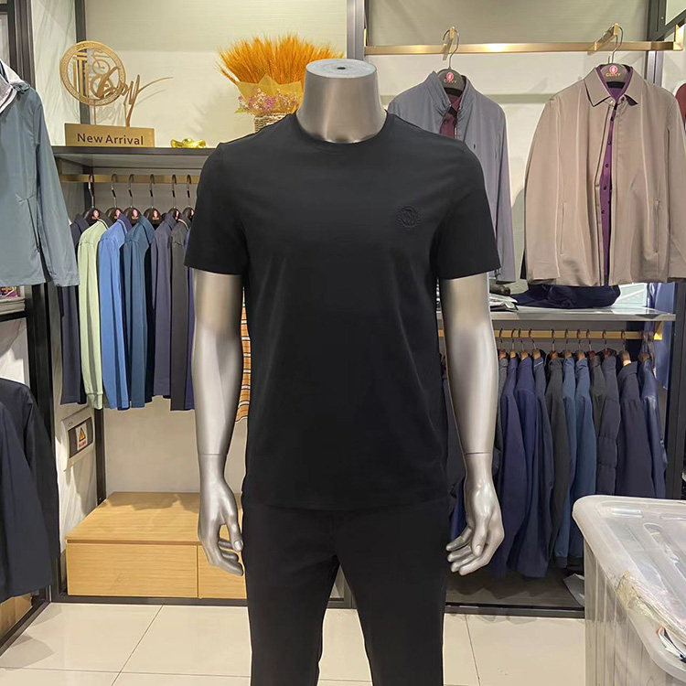 凯迪东尼.凯文莱德男装正品夏季新款圆领纯色休闲男短袖T恤NX1625
