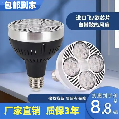 LED轨道射灯PAR30E27聚光