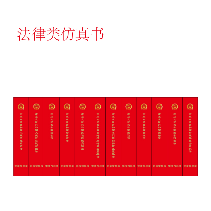 法律类假书仿真书装饰书籍摆件客厅办公室摆设拍照道具模型可定制