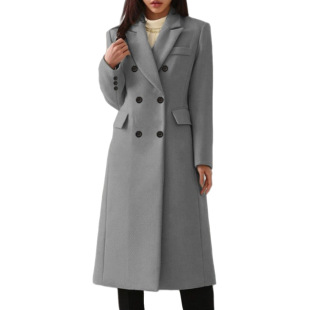 Professional women's long woolen coat职业女性长款毛呢冬大衣