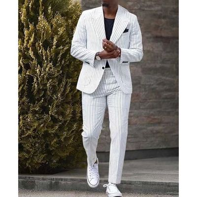 跨境休闲西装长裤英伦风西式套装