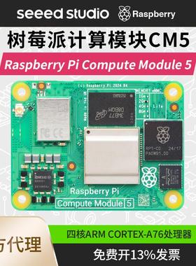 树莓派CM5计算模块Computer module5 CM4 wifi emmc核心板 蓝牙