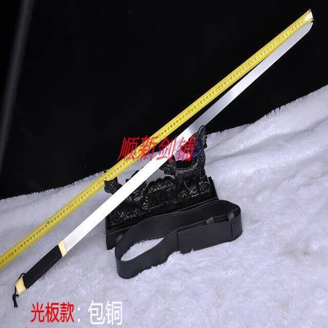不锈钢皮带剑360度弯曲腰带剑软剑太极剑 未开刃