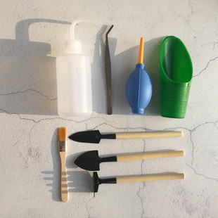 园艺小铲 三件套 迷你实用装 简单方便 多肉种植工具铲土杯水壶