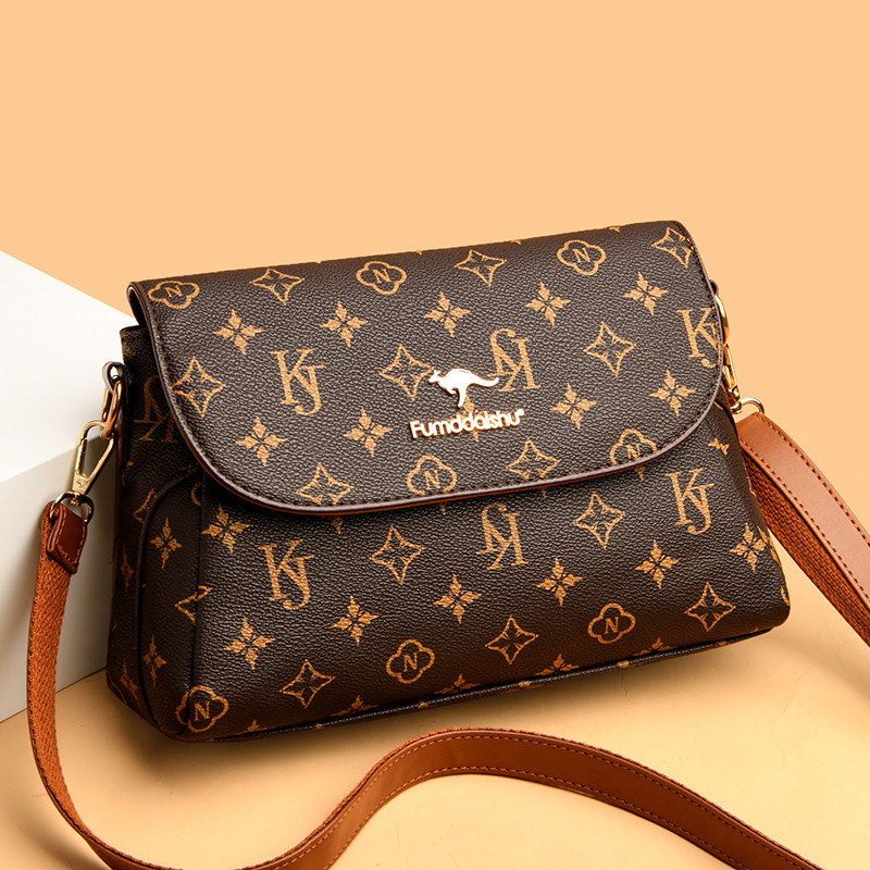 小包包女新款印花多隔袋轻便软皮妈妈包洋气百搭单肩斜挎包腋下包,箱包皮具/热销女包/男包,小方包,淘宝优惠券,粉丝福利购,淘宝优惠卷