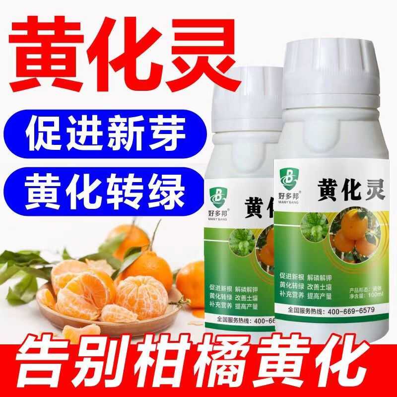 柑橘黄化病专用药柑桔果树黄龙病杀菌剂柑橘树黄叶枯萎根腐病农药