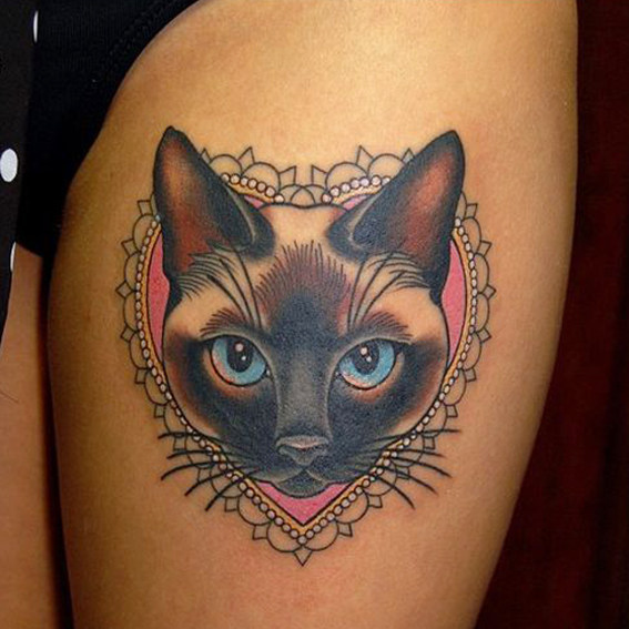 纹客范纹身贴 可爱猫咪 欧美 防水 男女款 防水仿真shool风格贴纸