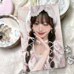 张元英小卡公主风小卡3寸韩国偶像团周边diy打包材料小卡装饰两张