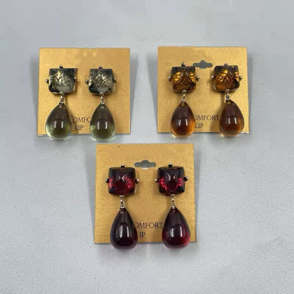 莫奈中古合金女宝石个性新款图片