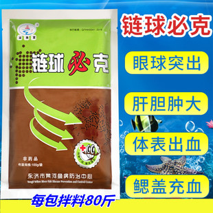 链球必克眼球突出链球菌克肝胆肿大出血小龙虾烂鳃水产养殖渔药
