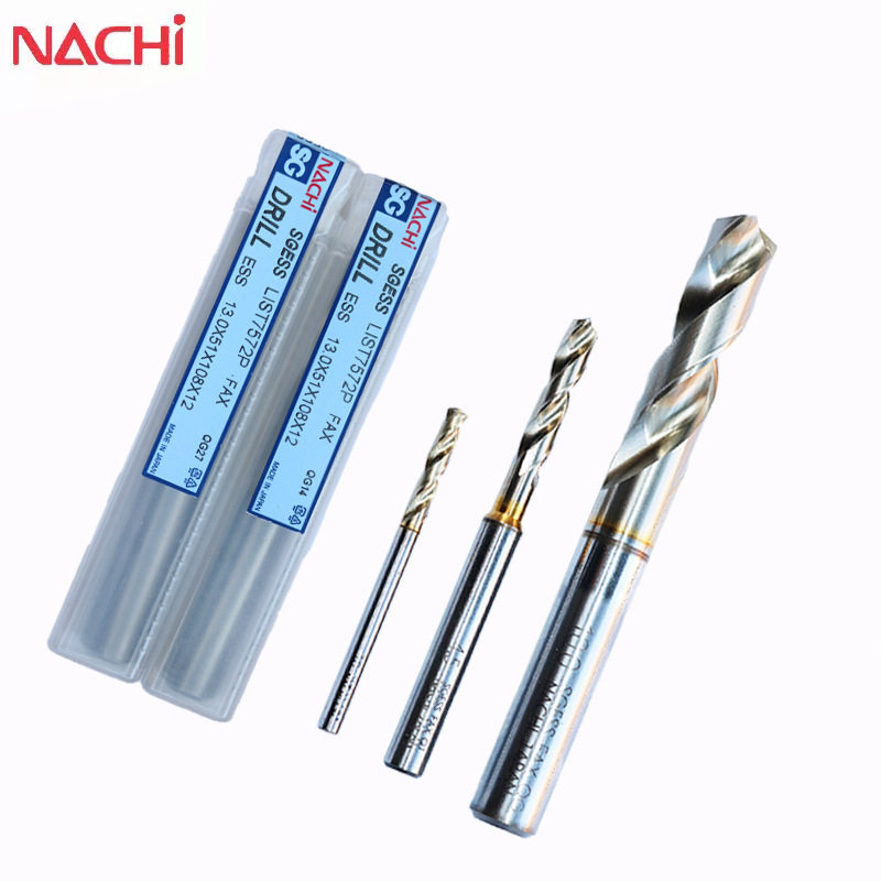 日本进口nachi不二越sg-ess粉末高速钢钻头7572p短刃不锈钢刀柄钻