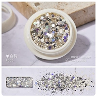 05#Высокие блестящие фрагменты серебра