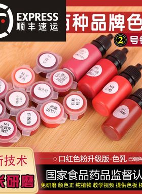 DIY口红色粉色浆 手工唇釉自制口红diy材料