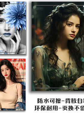 新品消火栓自粘防水贴画贴膜装饰画配电箱墙贴遮丑贴纸电表箱k972