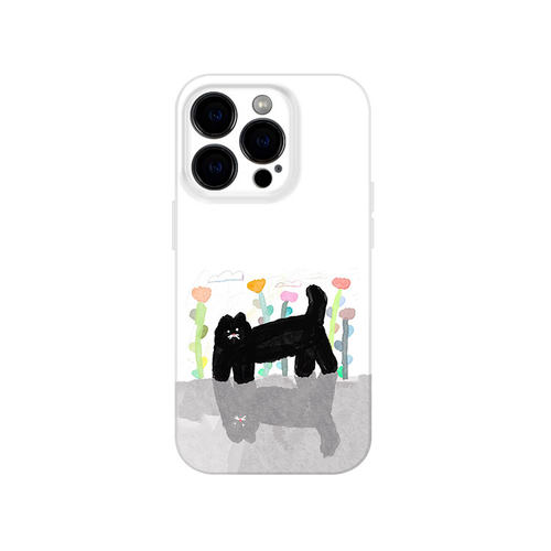 花间小黑手机壳适用苹果17promax/iPhone16小米14/17红米k90华为nova16p90菲林VIVOX300/S60一加15OPPOFindx8