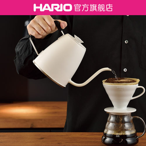 HARIO不锈钢手冲咖啡壶可测温