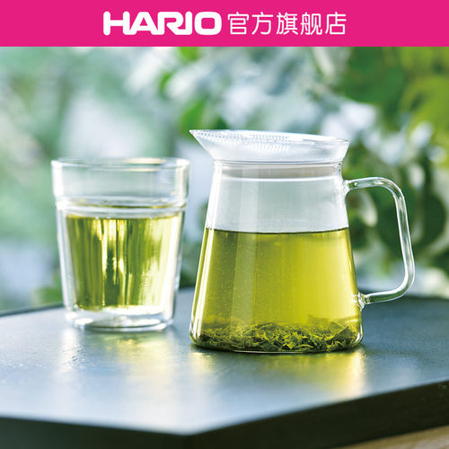 HARIO耐热玻璃直接过滤茶壶