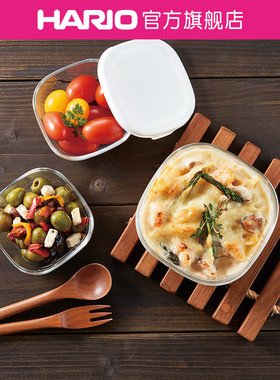【旗舰店】HARIO耐热玻璃保鲜碗迷你家用料理碗四个装调料碗MKK