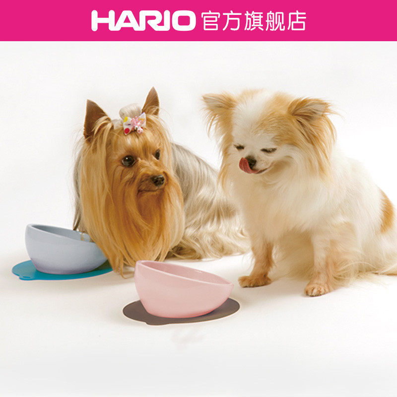 【旗舰店】HARIO宠物碗狗碗狗盆小型犬扁扁鼻狗碗带防滑硅胶垫,宠物/宠物食品及用品,猫狗碗/慢食碗,淘宝优惠券,粉丝福利购,淘宝优惠卷