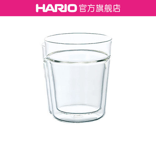 HARIO旗舰店双层耐热玻璃杯