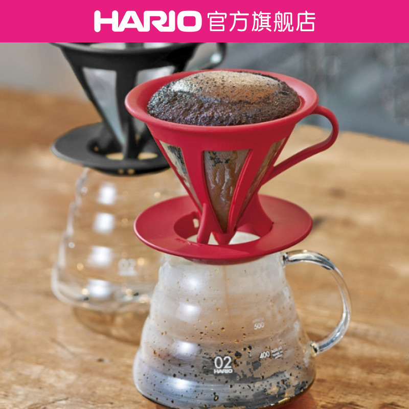 HARIO免滤纸过滤杯不锈钢滤网