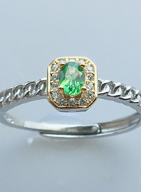 女沙弗莱戒指简约轻奢尾戒