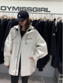 短款 洋气风衣百搭外套时尚 冲锋衣 新款 Boymissgirl秋装