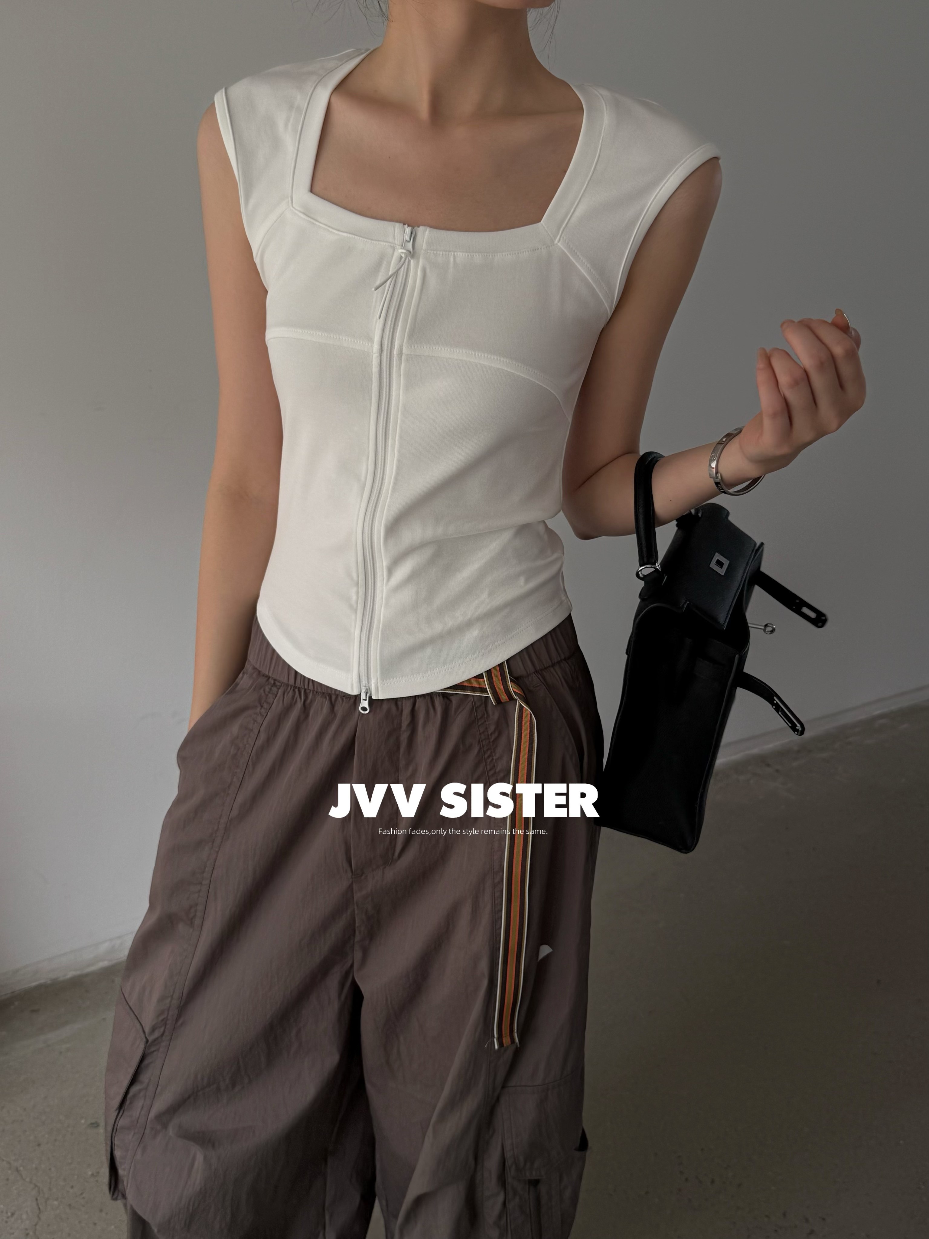 JVVSISTER夏季新款韩版宽松显瘦百搭短袖T恤女休闲上衣潮01108