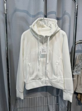 欧货bobo1972加绒加厚连帽卫衣女秋装高级感oversize外套慵懒开衫