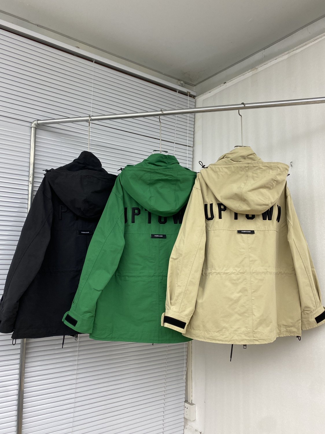 工装风衣2022春季新款韩版连帽