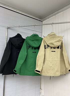 工装风衣2022春季新款韩版连帽