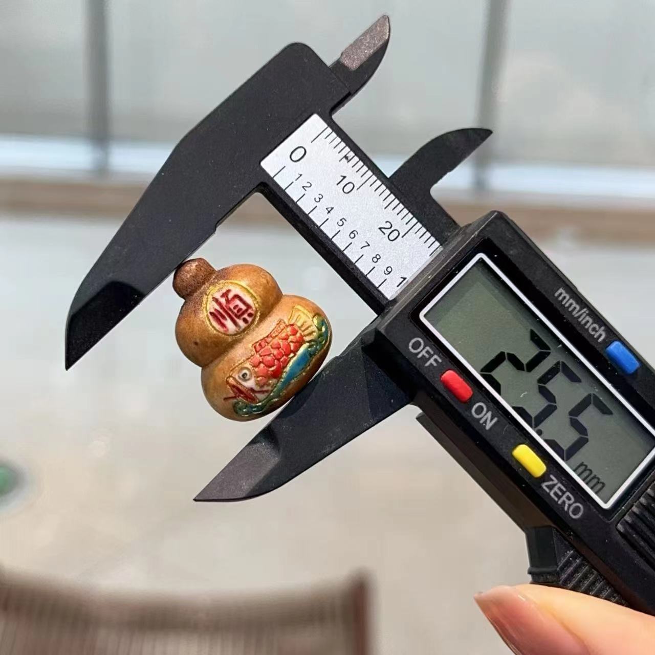 鹿角根付红鲤鱼葫芦可爱时尚配件文玩配饰手串搭配配饰DIY