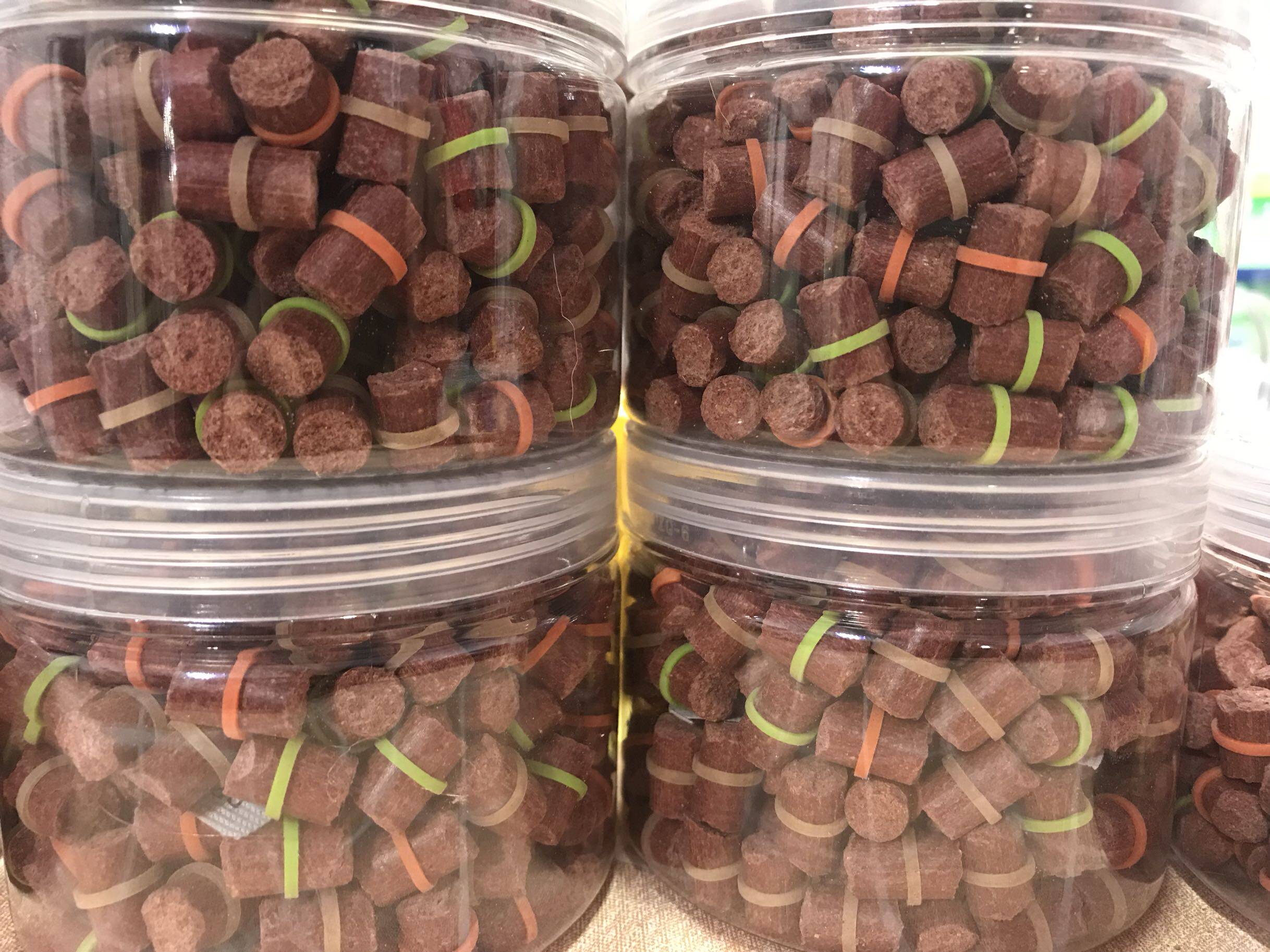 风云兄弟精品黑蚯蚓颗粒狂甩不掉皮筋颗粒1号3瓶每瓶240粒左右