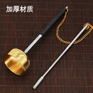 黄铜助念引磬铜罄伸缩引庆庙里法器佛堂打击乐器用品木鱼铃包邮