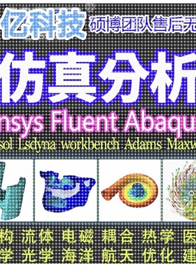 Ansys Fluent Abaqus Workbench Adams Maxwell有限元彷真分析