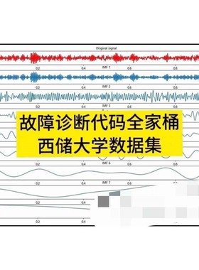 故障诊断代码全家桶 西储大学数据集 故障分类模型python分类模型