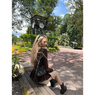 显瘦外搭开衫 Tannin赤兔 天丝羊毛针织抽绳防晒衫 女春 B入 ski