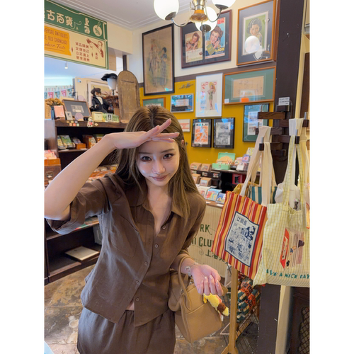 skibyTannin莱赛尔亚麻套装