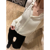 Tannin赤兔 实穿派polo领针织衫 ski 休闲显瘦小众飘带长袖 打底