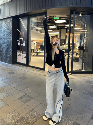 skibyTannin调色牛仔神裤