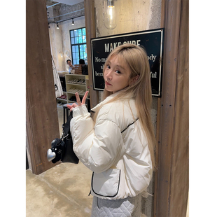 ski by Tannin赤兔 奶油欧包毛领面包羽绒服90白鸭绒休闲短款外套