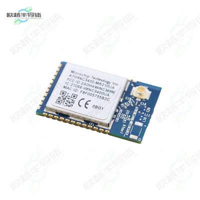 ATWINC3400-MR210UA122[射频元件RF TXRX MODULE WIFI U.FL SMD]