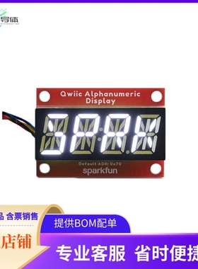 COM-18565【QWIIC ALPHANUMERIC DISPLAY WHITE】开发板 套件 编