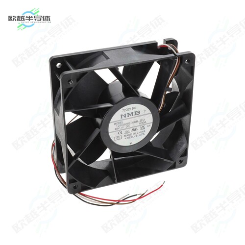 12038VE-48R-GU-01[风扇120X120X38MM, 48VDC, 6,400 RPM,]
